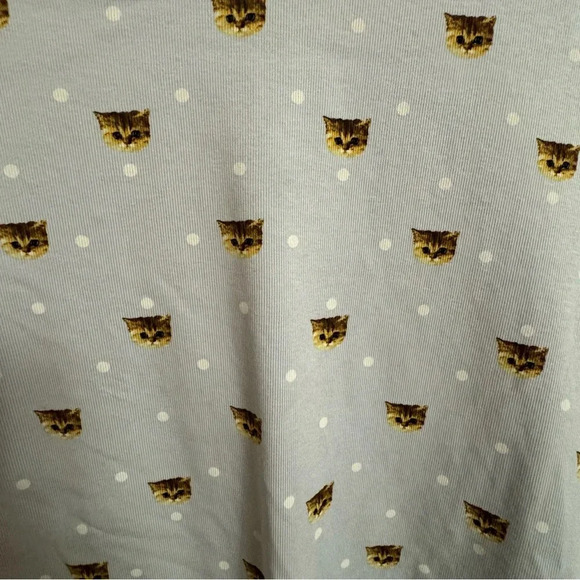 🐱2/20 Uniqlo x Paul and Joe Cat Cropped T  shirt - women’s XL - Picture 4 of 7
